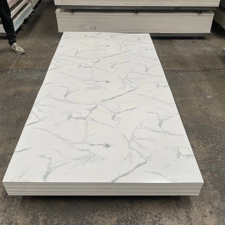 PVC UV Marble Sheet For Indoor Decoration